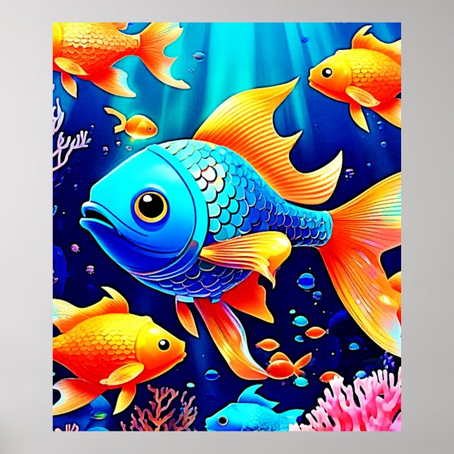 Fantasy Fish Simma Design Poster (Framsidan)