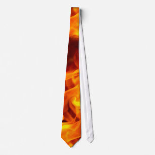 FANTASY FLAMES Burning Hett Mode Tie Slips