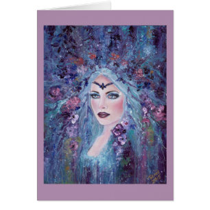 Fantasy Flower Fae-kort av Renee L Lavoie Hälsningskort