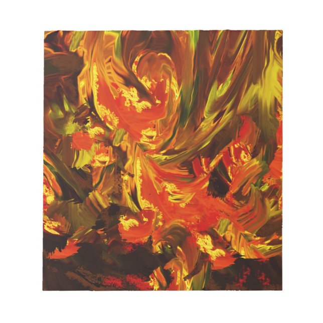 Fantasy Flowers Anteckningsblock (Framsida)