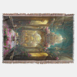 Fantasy Flowers Church - Blanket Filt