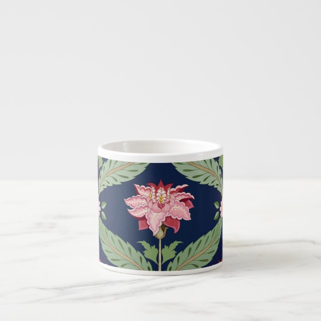 Fantasy Flowers: Mörk Indian Motifs Espressomugg (Framsidan)