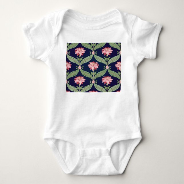 Fantasy Flowers: Mörk Indian Motifs T Shirt (Framsida)