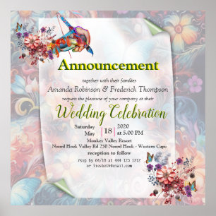 Fantasy Flowers uttrycker naturens glädje. Poster