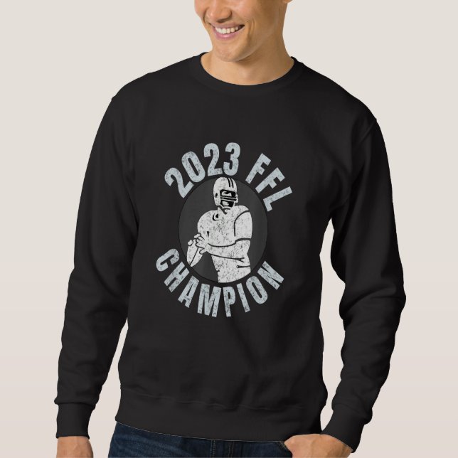 Fantasy Football 2023 League Champion Winner 2023  Lång Ärmad Tröja (Framsida)