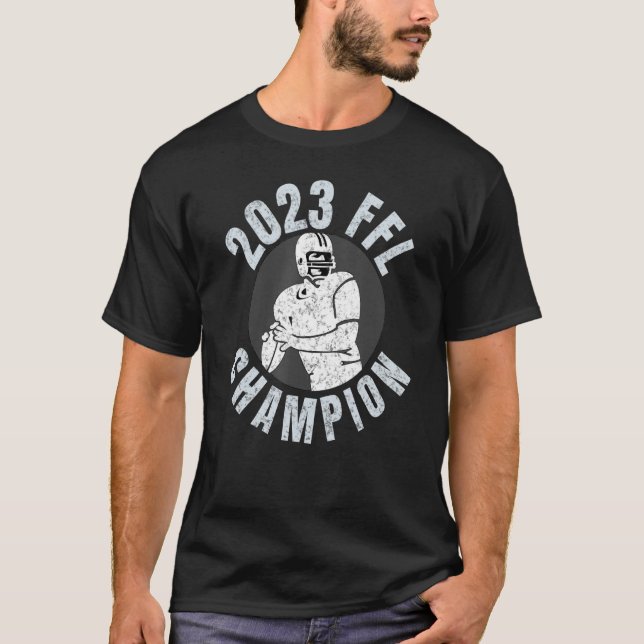 Fantasy Football 2023 League Champion Winner 2023 T Shirt (Framsida)