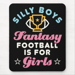 Fantasy Football är till för flickor. Musmatta