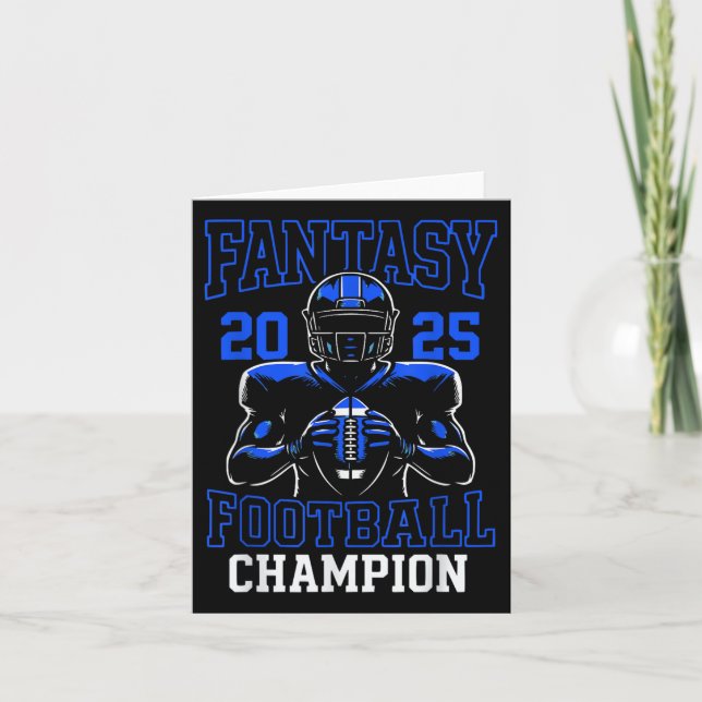 Fantasy Football Champion 2025 Kort (Framsida)
