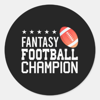 FANTASY FOOTBALL CHAMPION Champion Runt Klistermärke
