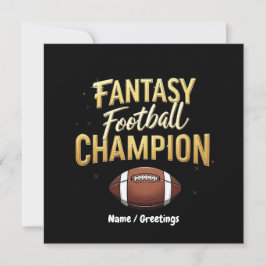 Fantasy Football Champion dominerar som en Pro Inbjudningar