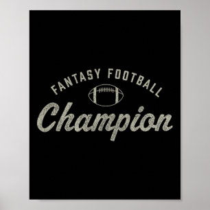 Fantasy Football Champion Draft Day Season C Poster