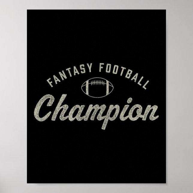 Fantasy Football Champion Draft Day Season C Poster (Framsidan)