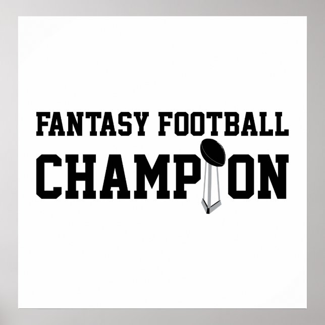 Fantasy Football Champion Poster (Framsidan)