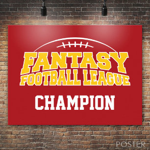 Fantasy Football Champion Poster