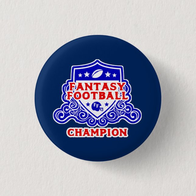 Fantasy Football Champion Shield Knapp (Framsida)