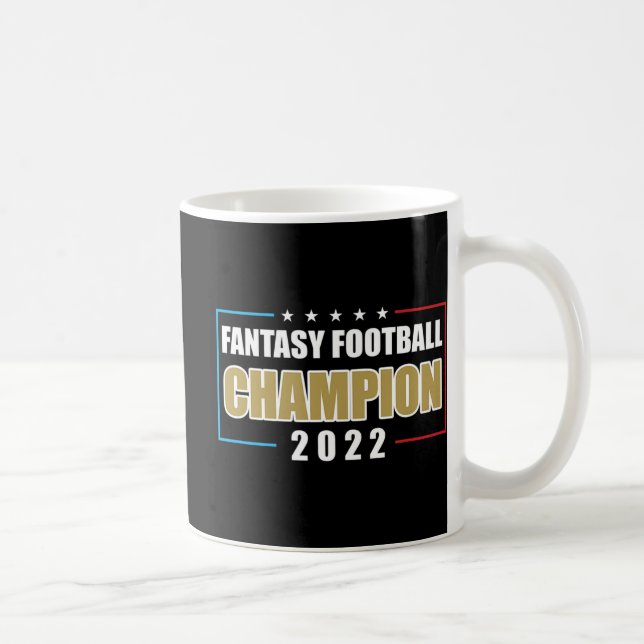 Fantasy Football Champion USA 2022 Kaffemugg (Höger)