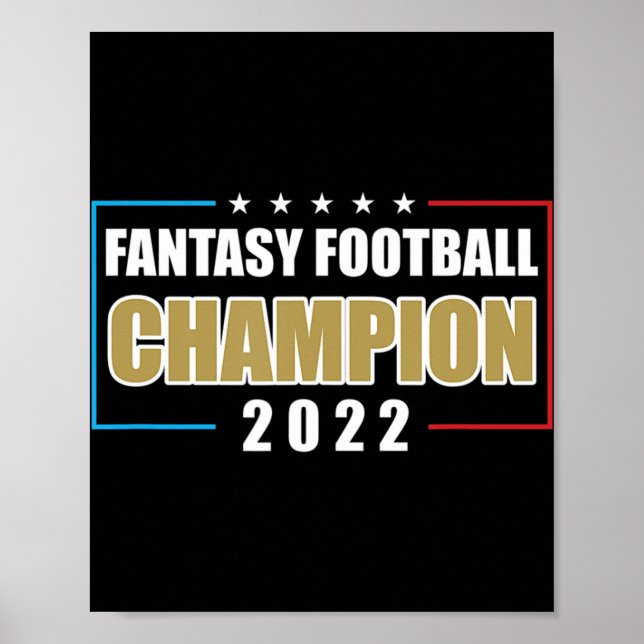 Fantasy Football Champion USA 2022 Poster (Framsidan)