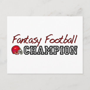 Fantasy Football Champion Vykort