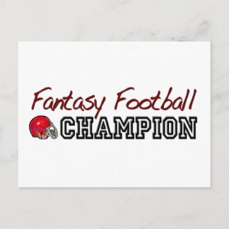 Fantasy Football Champion Vykort