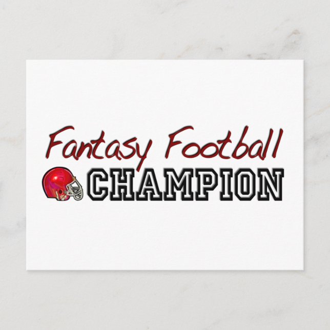 Fantasy Football Champion Vykort (Framsida)