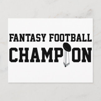 Fantasy Football Champion Vykort