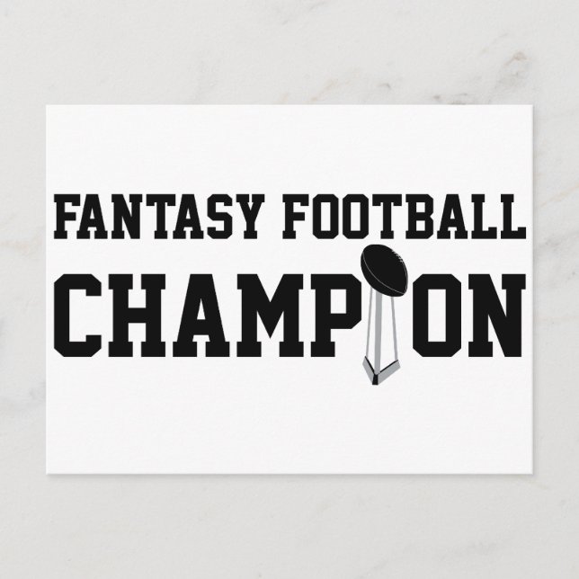 Fantasy Football Champion Vykort (Framsida)