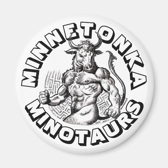 Fantasy Football Champs: Minnetonka Minotaurs! Magnet (Framsidan)