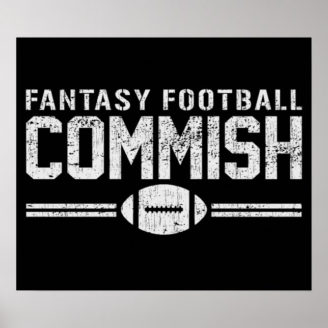 Fantasy Football Commish Poster (Framsidan)