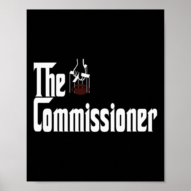 Fantasy Football Commissioner Draft Party Commish  Poster (Framsidan)