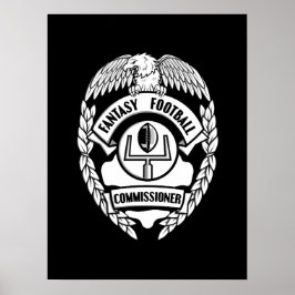 Fantasy Football Commissioner Poster