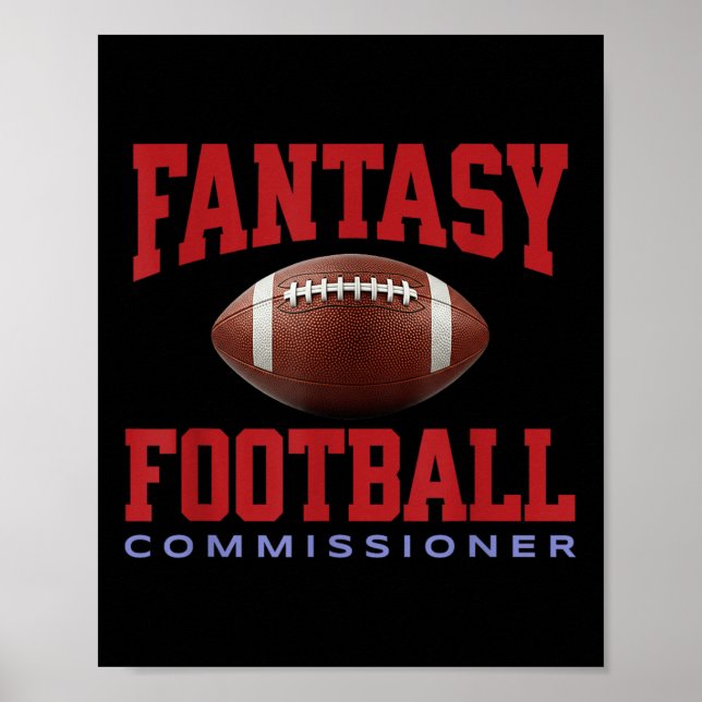 Fantasy Football Commissioner, Utkast Day Party Co Poster (Framsidan)