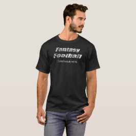 Fantasy Football Distress Shirt Add Team Namn T Shirt