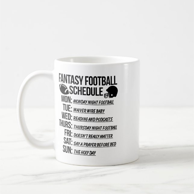 Fantasy Football Draft Party  Kaffemugg (Vänster)