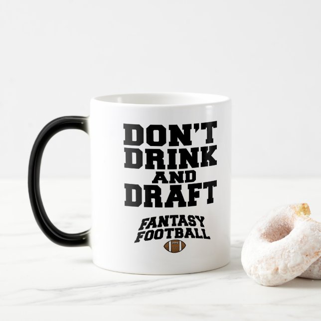 Fantasy Football Drink and Draft Magisk Mugg (Med munk)