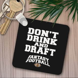 Fantasy Football Drink and Draft Nyckelring