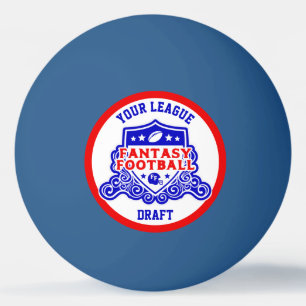 Fantasy Football Emblem Draft Plocka Lottery Pingisboll