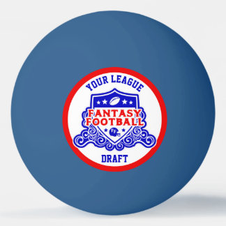 Fantasy Football Emblem Draft Plocka Lottery Pingisboll