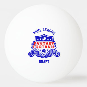 Fantasy Football Emblem Draft Plocka Lottery Pingisboll