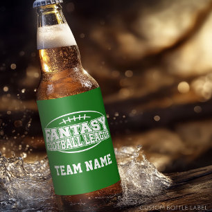 Fantasy Football (Fantasy) - Lönsam sportgåva Ölflaska Etikett