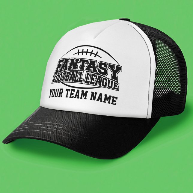 Fantasy Football FFL Anpassningsbar Team Truckerkeps (Fantasy Football Trucker Hat)