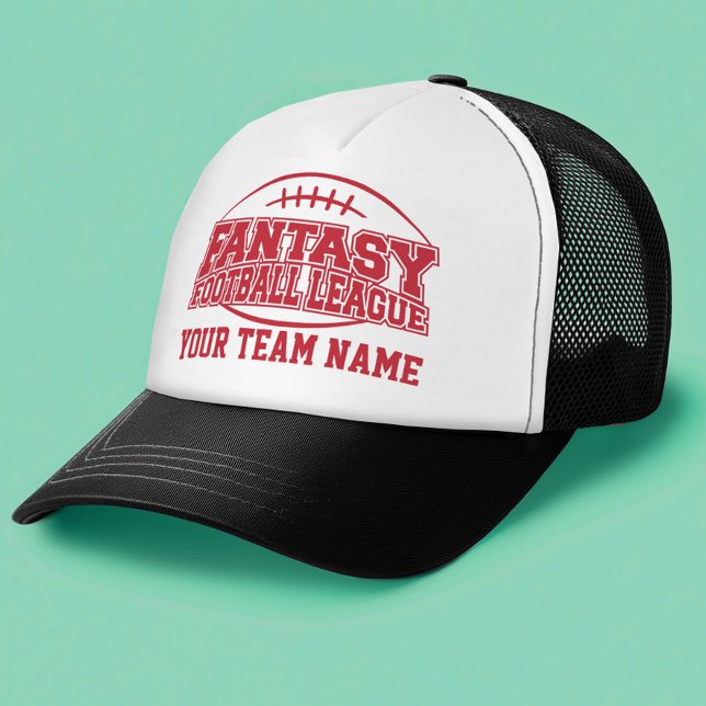 Fantasy Football FFL Anpassningsbar Team Truckerkeps (Fantasy Football Trucker Hat)