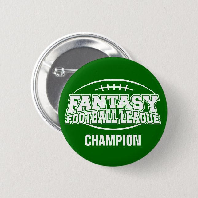 Fantasy Football FFL CHAMPION Knapp (Framsida & baksida)