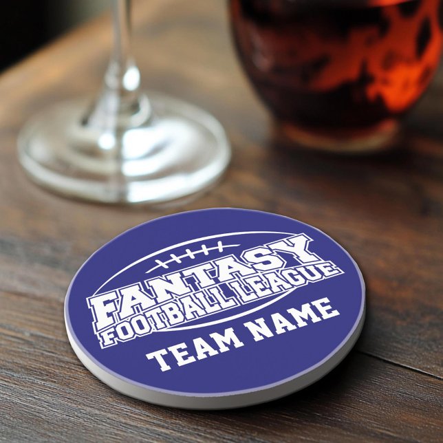 Fantasy Football FFL Gift - Anpassa den Underlägg Sandsten (Sandstone Coaster)