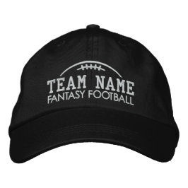Fantasy Football Fläkt Gear med ditt team Namn Broderad Keps