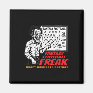 Fantasy Football Freak Draft Dominerar Förstör Hår Magnet