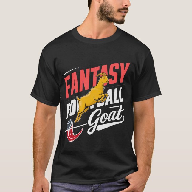 Fantasy Football Goat Champion Essential T-Shirt (Framsida)