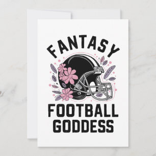 Fantasy Football Goddes Sports League Draft Inbjudningar