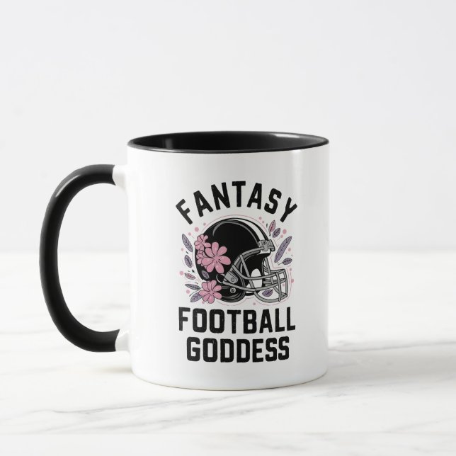 Fantasy Football Goddes Sports League Draft Mugg (Vänster)