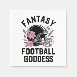 Fantasy Football Goddes Sports League Draft Pappersservett