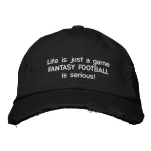 FANTASY FOOTBALL Hat Embroized Broderad Keps
